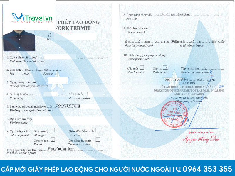 Hồ sơ và thủ tục xin cấp giấy phép lao động cho người nước ngoài