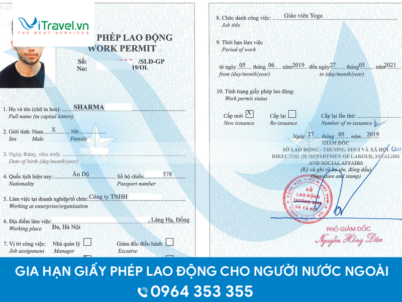 Điều kiện của người được cấp giấy phép lao động